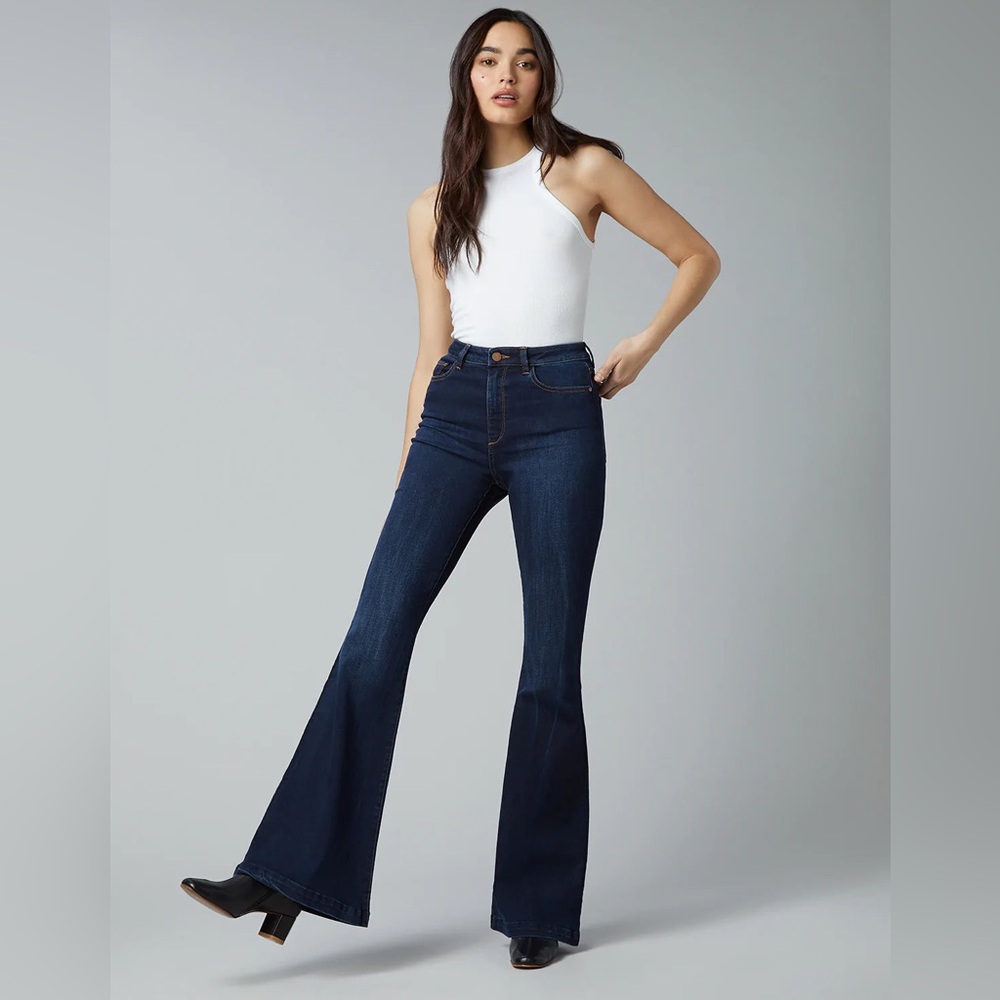 DL1961 Midnight Rachel Flare Jeans